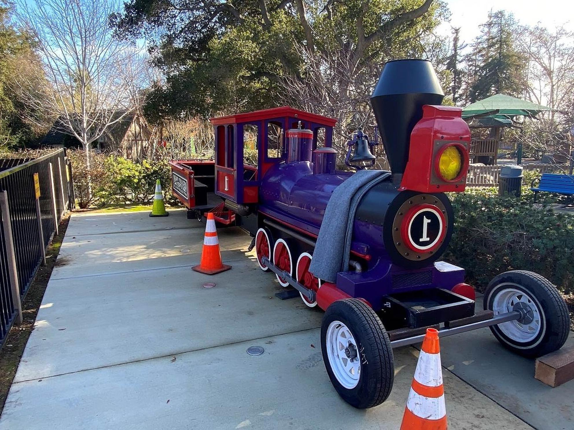 Train ride upgrade at Happy Hollow Park & Zoo